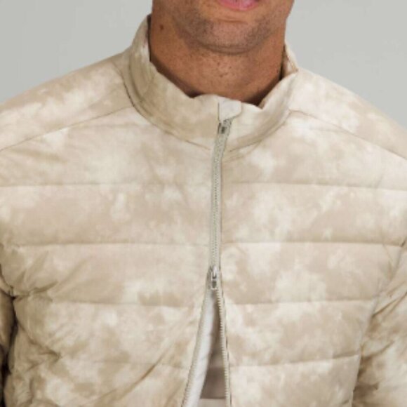 lululemon athletica Beige Tie-Dye Puffer Jacket No Wear Excellent condition - Picture 5 of 10